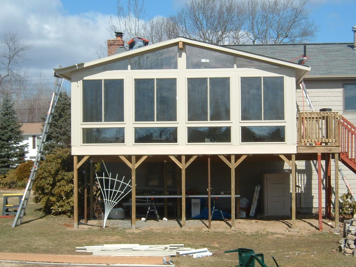 Sun Room Before/After Pictures