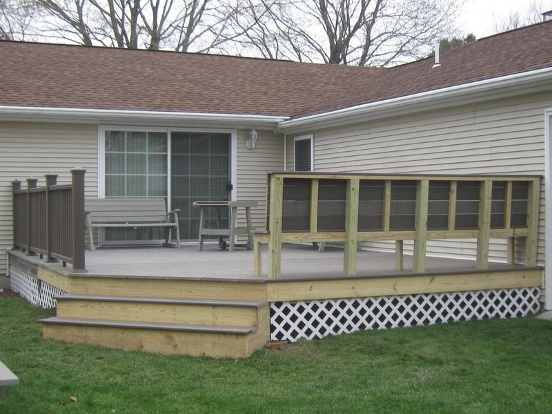 NewDeck1 striped awnings outside of commercial building